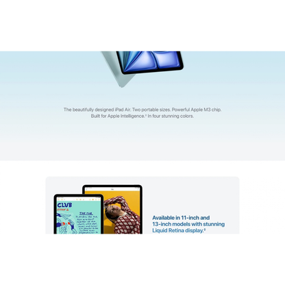 Apple iPad Air M2 13-inch – 128GB – Wi-Fi – Liquid Retina Display
