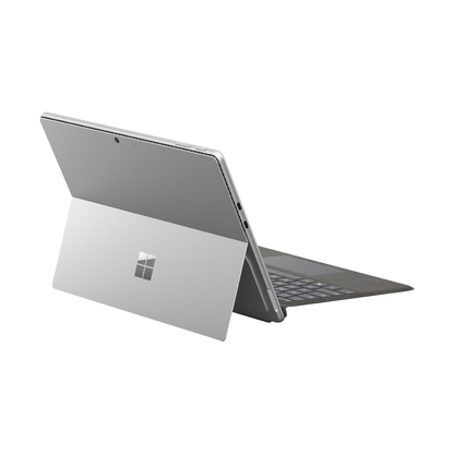 Microsoft Surface device with keyboard on a white background