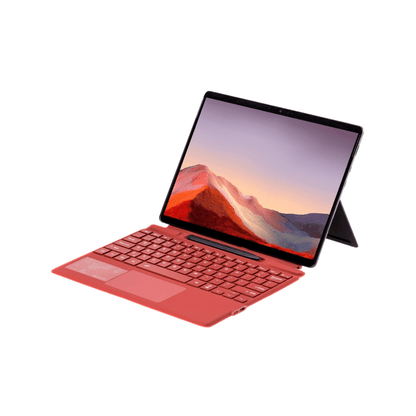 Microsoft Surface Pro 10 Ultra 5, 16GB RAM, 256GB SSD, Orange Keyboard, With Surface Pen 2, Black, UAE - axon