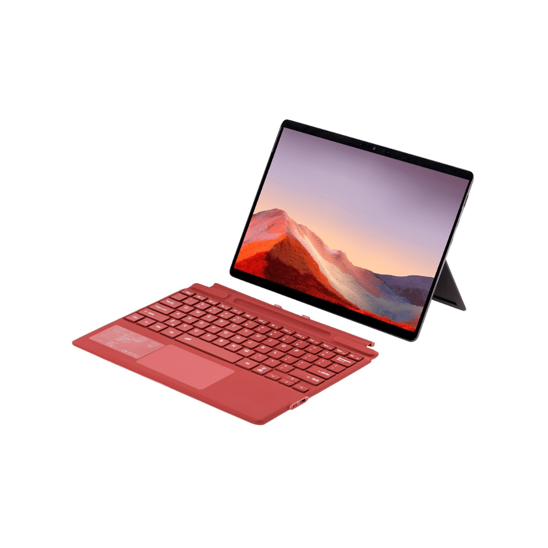 Microsoft Surface Pro 10 Ultra 5, 16GB RAM, 256GB SSD, Orange Keyboard, With Surface Pen 2, Black, UAE - axon
