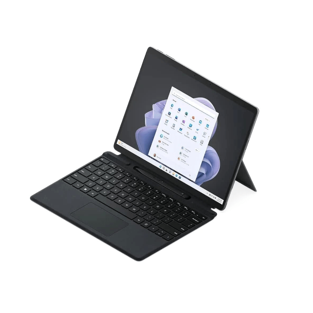 Microsoft Surface Pro 9 – 13" Touchscreen, Intel Core i7 12th Gen, 16GB RAM, 512GB SSD, Surface Slim Pen, Black UAE - axon