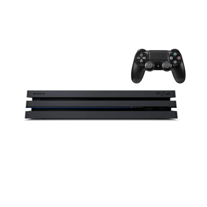 Sony PlayStation 4 Pro (PS4 Pro) – 1TB Storag - Two Dual Shock Controllers – Pro Version Console - axon