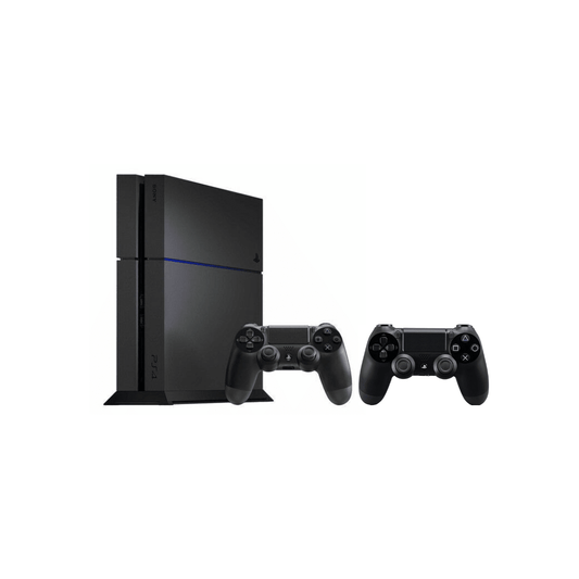 Sony PlayStation 4 (PS4) – 500GB Storage - Two DualShock Controllers – Fat Version Console - axon